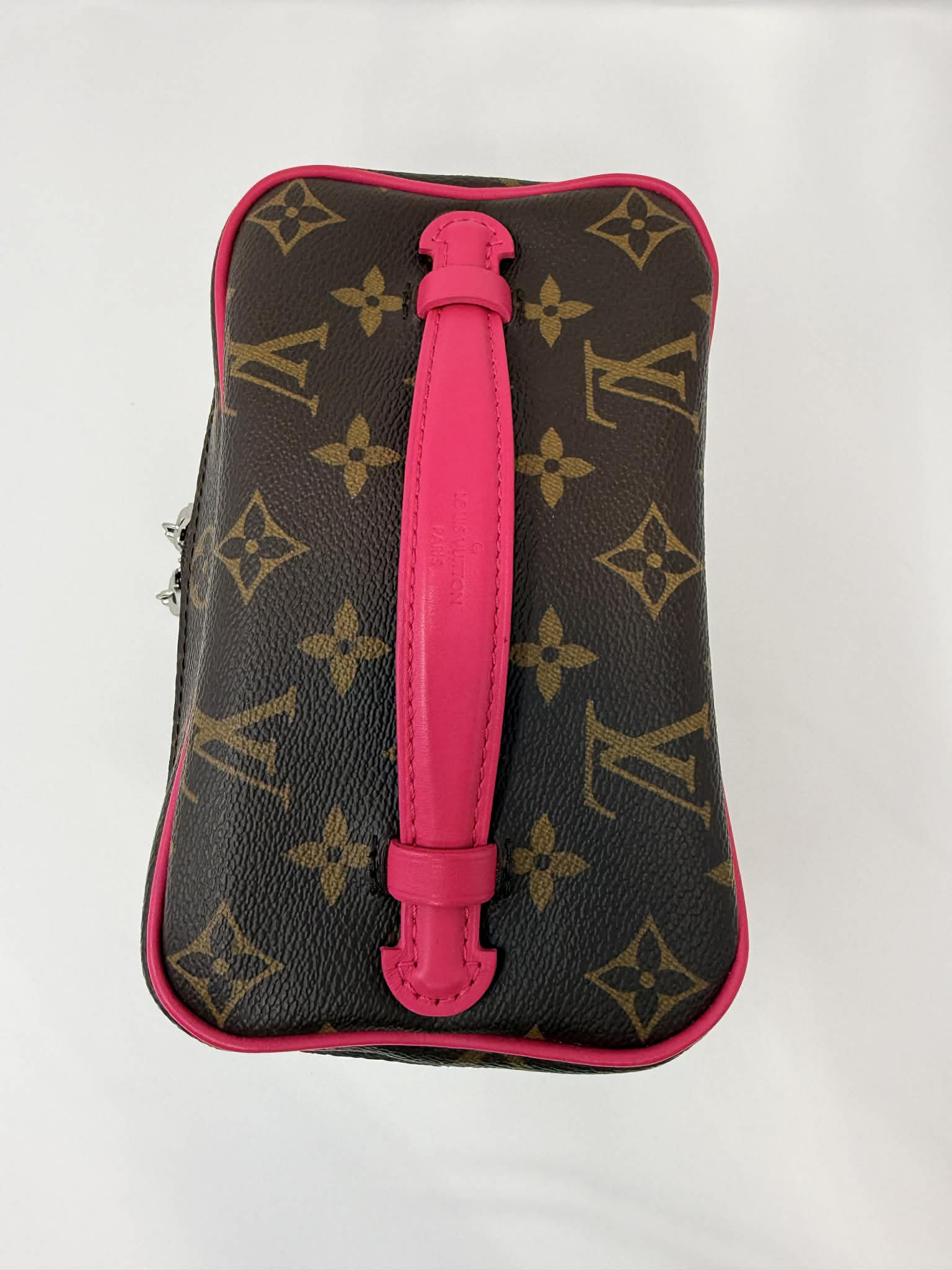 Louis Vuitton Monogram Macassar Nice Mini Fuchsia
