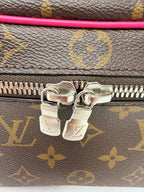 Louis Vuitton Monogram Macassar Nice Mini Fuchsia