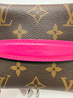 Louis Vuitton Monogram Macassar Nice Mini Fuchsia