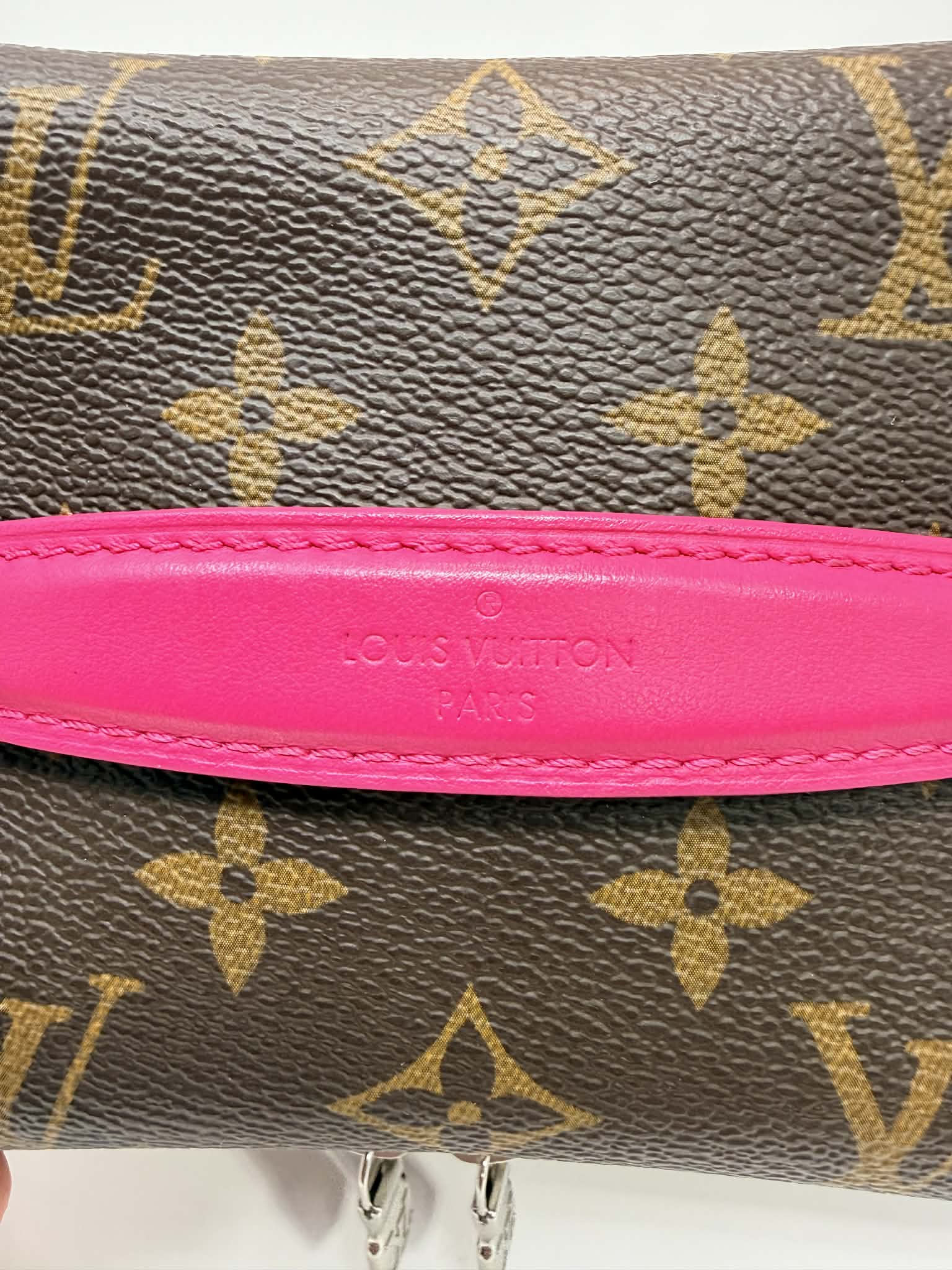 Louis Vuitton Monogram Macassar Nice Mini Fuchsia