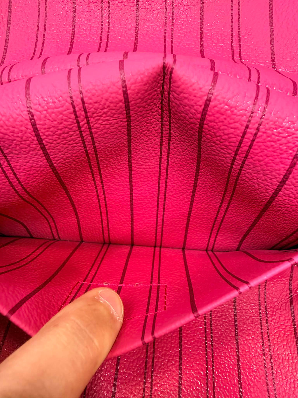 Louis Vuitton Monogram Macassar Nice Mini Fuchsia