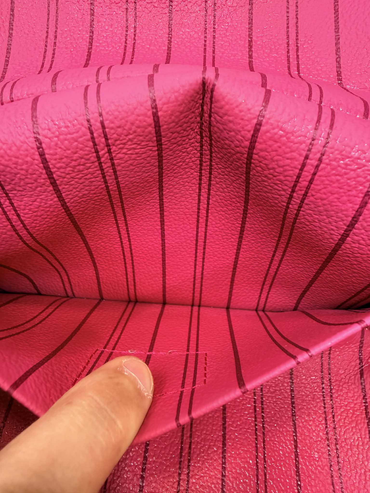 Louis Vuitton Monogram Macassar Nice Mini Fuchsia