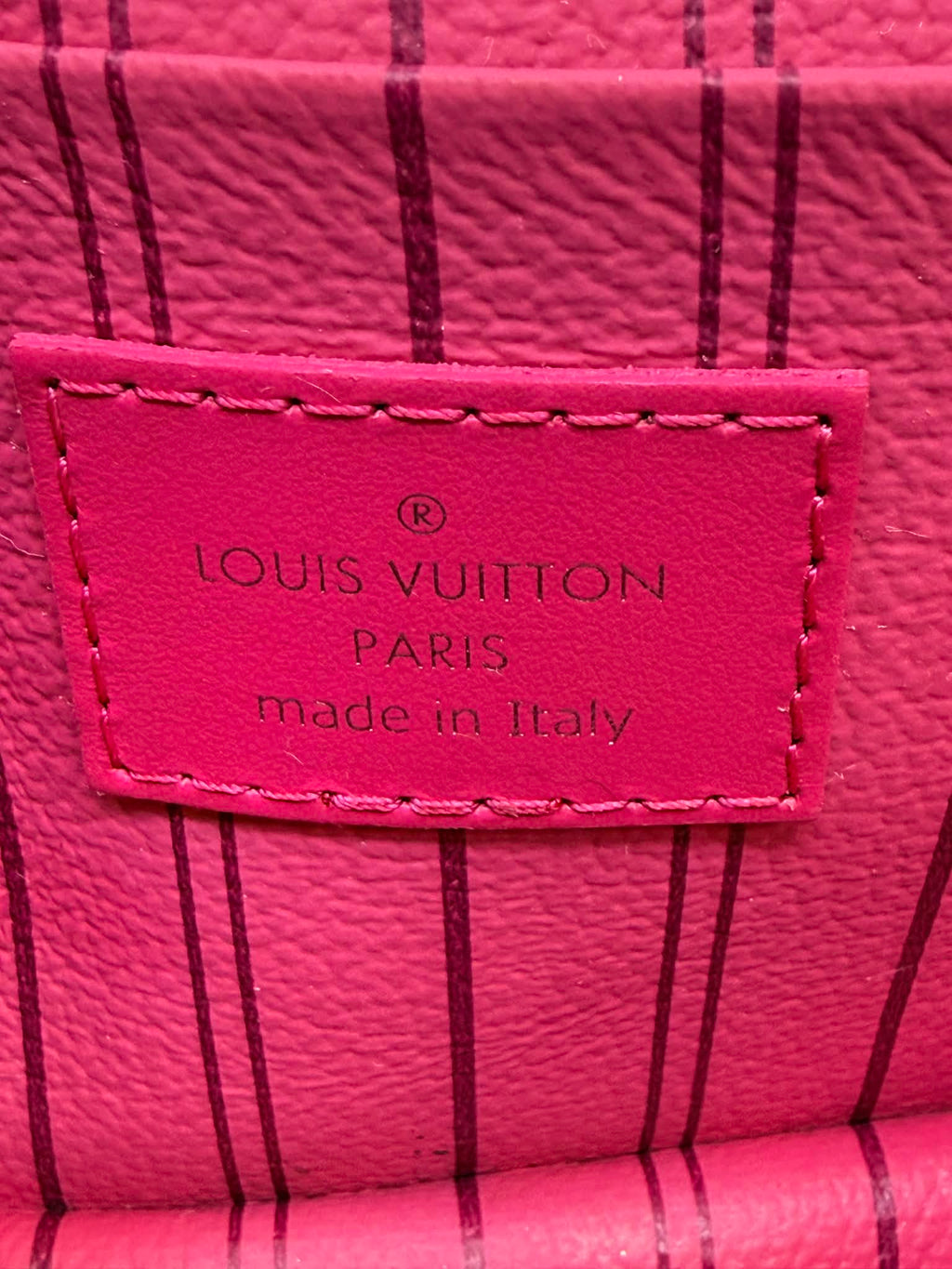 Louis Vuitton Monogram Macassar Nice Mini Fuchsia