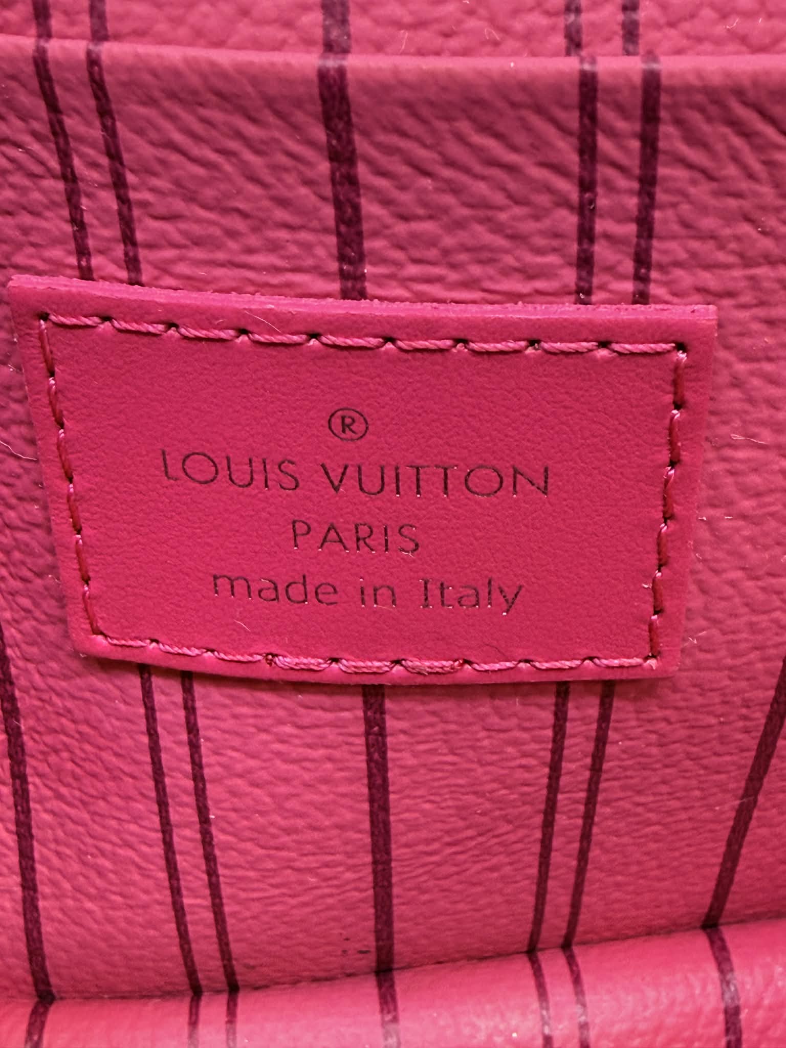 Louis Vuitton Monogram Macassar Nice Mini Fuchsia
