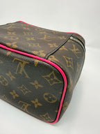 Louis Vuitton Monogram Macassar Nice Mini Fuchsia
