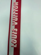 Louis Vuitton Pink and Cream Guitar Strap Adjustable
