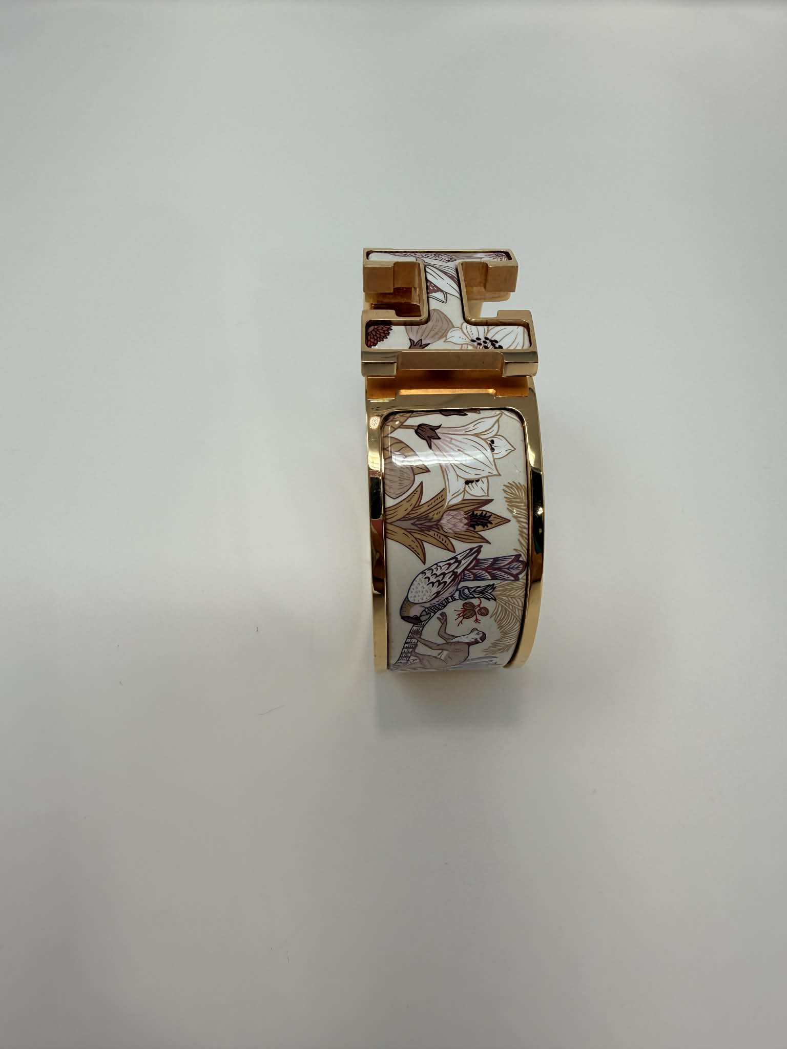 Hermes H Clic Bracelet "Precious Pardise" Rose Gold GM