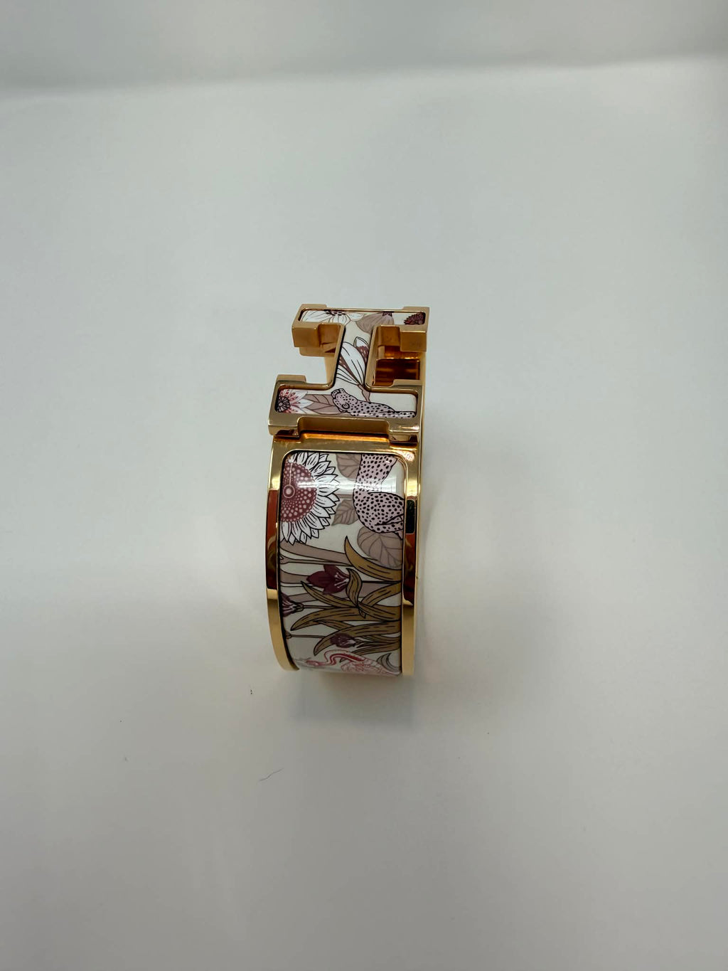 Hermes H Clic Bracelet "Precious Pardise" Rose Gold GM