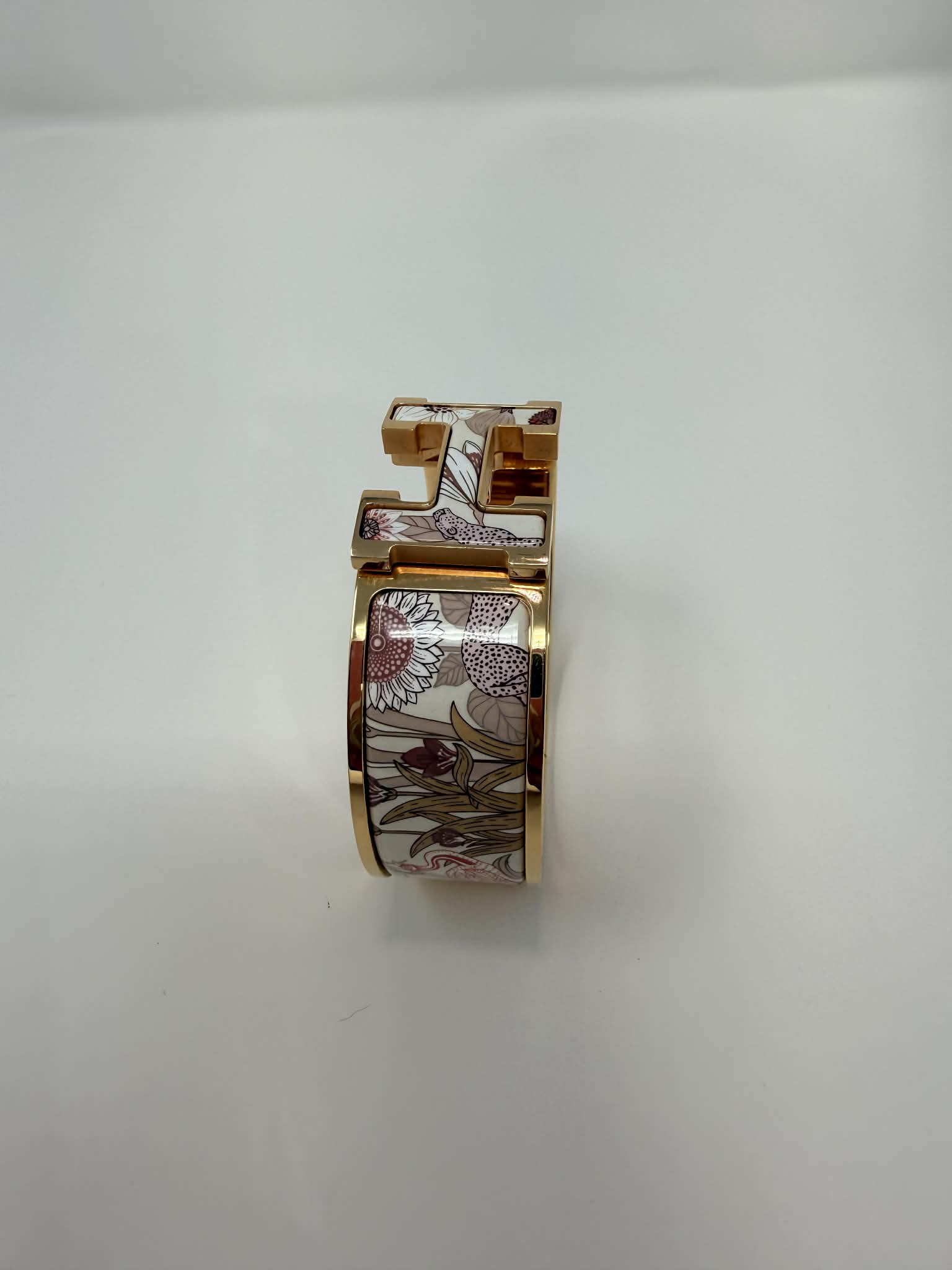 Hermes H Clic Bracelet "Precious Pardise" Rose Gold GM