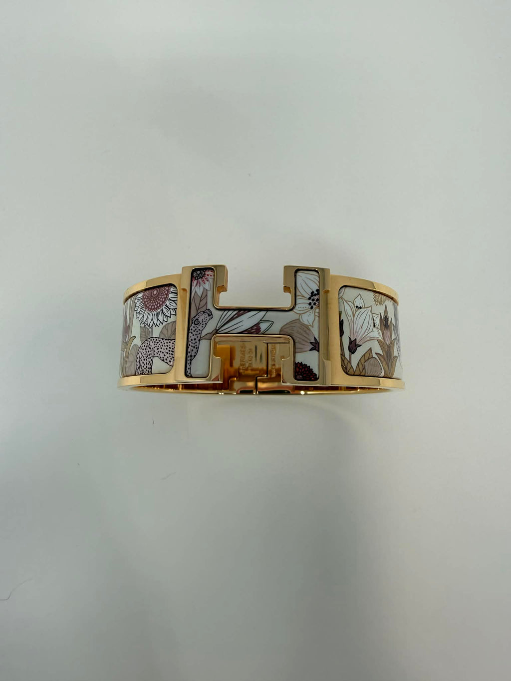 Hermes H Clic Bracelet "Precious Pardise" Rose Gold GM