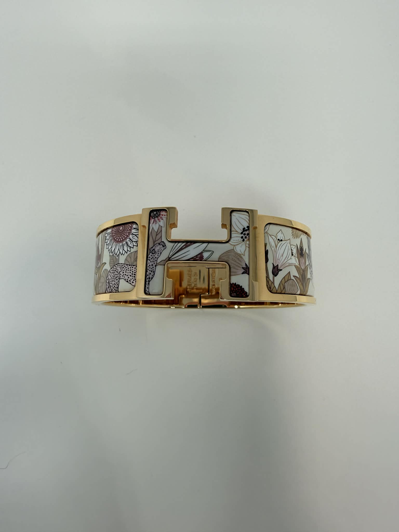 Hermes H Clic Bracelet "Precious Pardise" Rose Gold GM