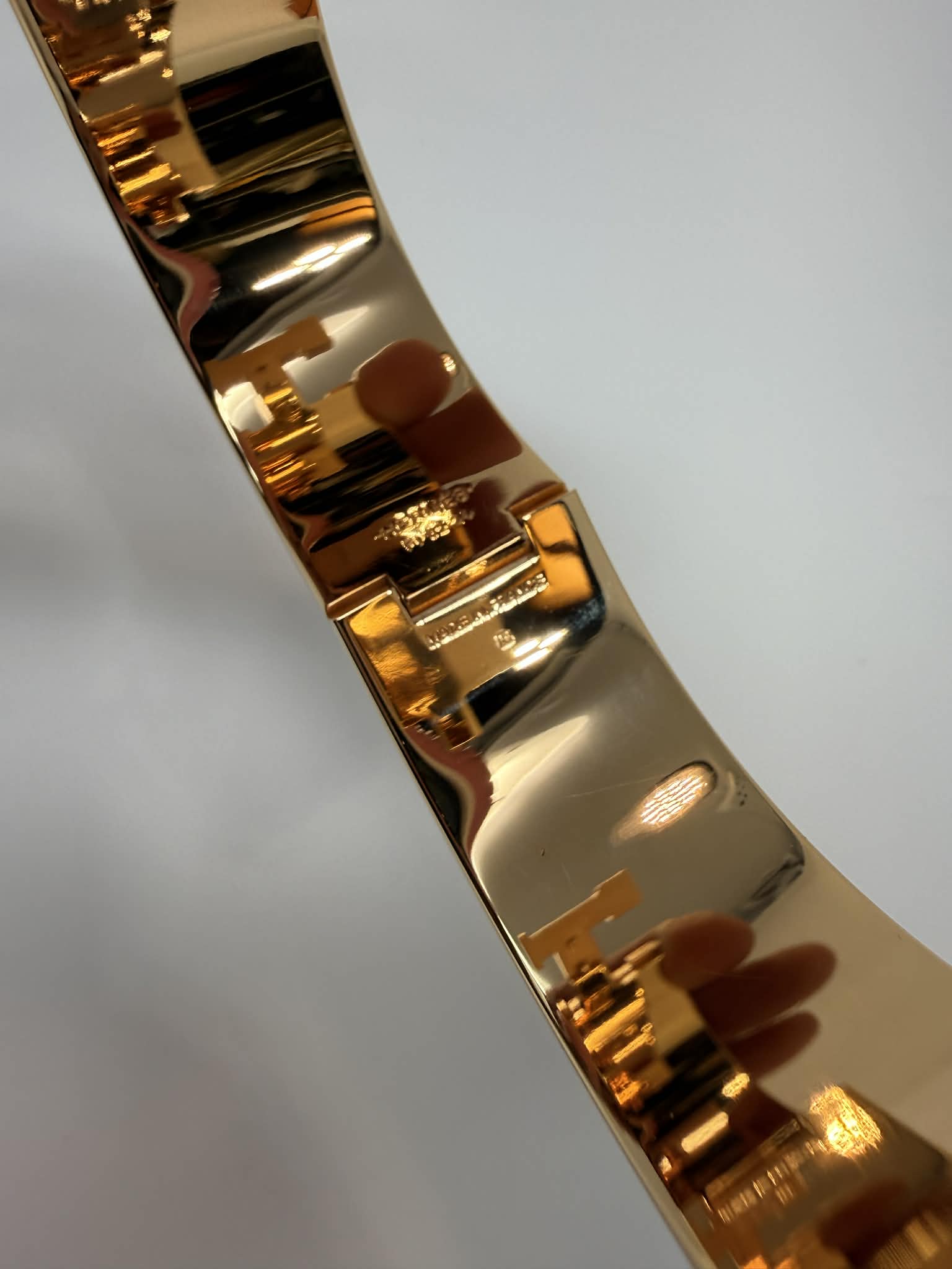 Hermes H Clic Bracelet "Precious Pardise" Rose Gold GM