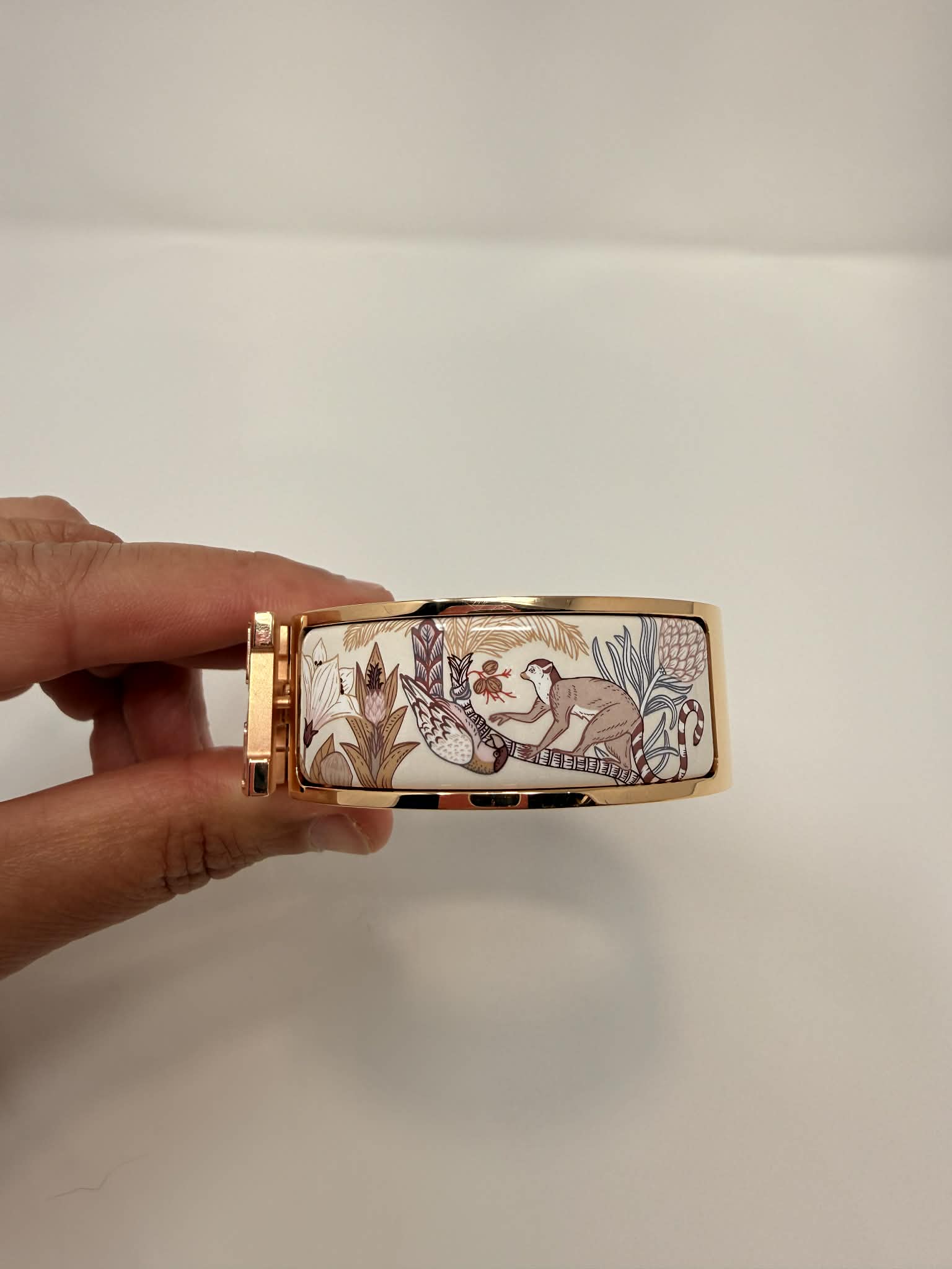 Hermes H Clic Bracelet "Precious Pardise" Rose Gold GM