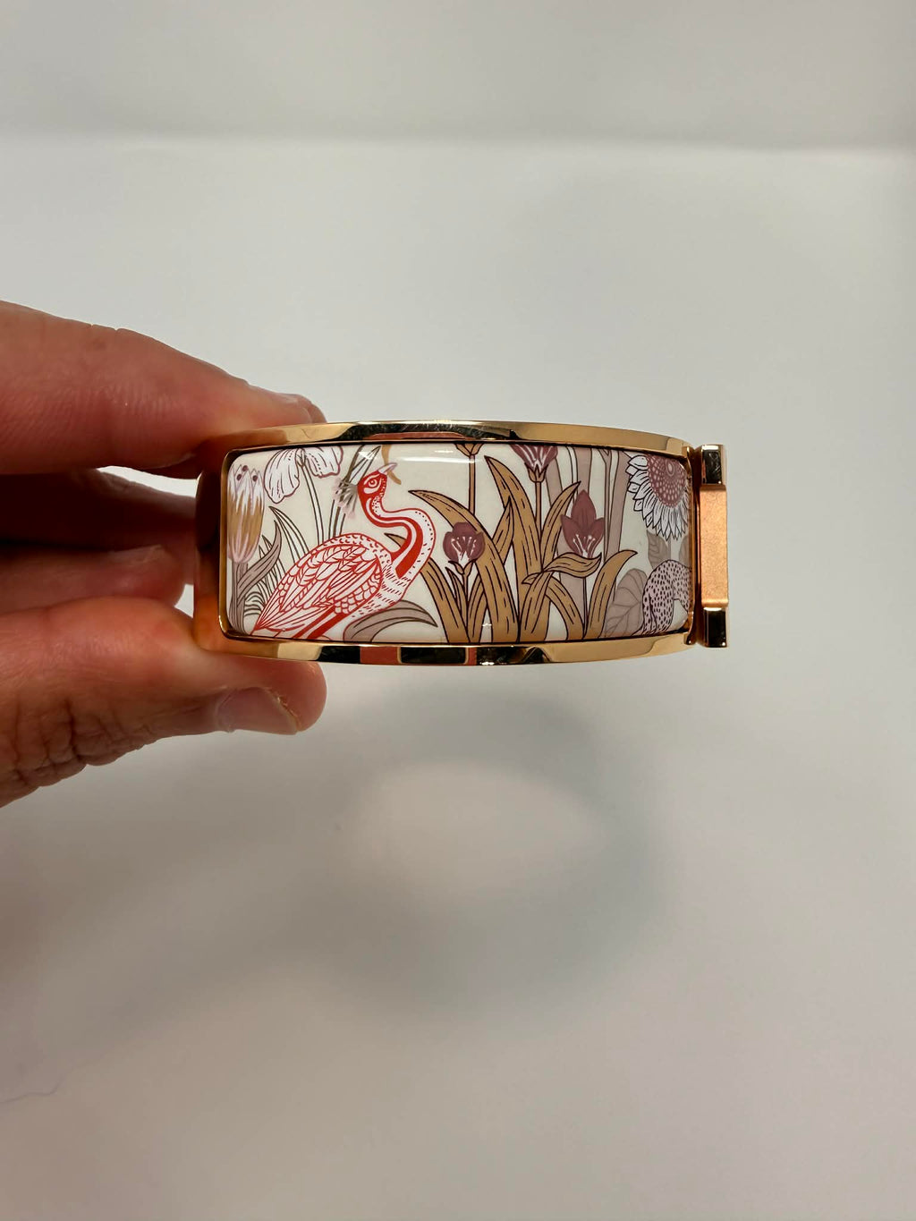 Hermes H Clic Bracelet "Precious Pardise" Rose Gold GM