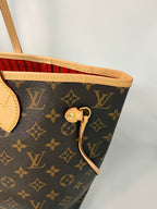Louis Vuitton Neverfull Red Interior