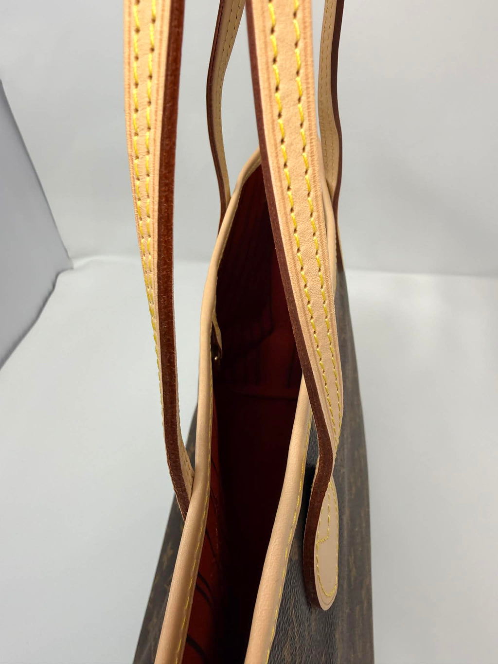 Louis Vuitton Neverfull Red Interior