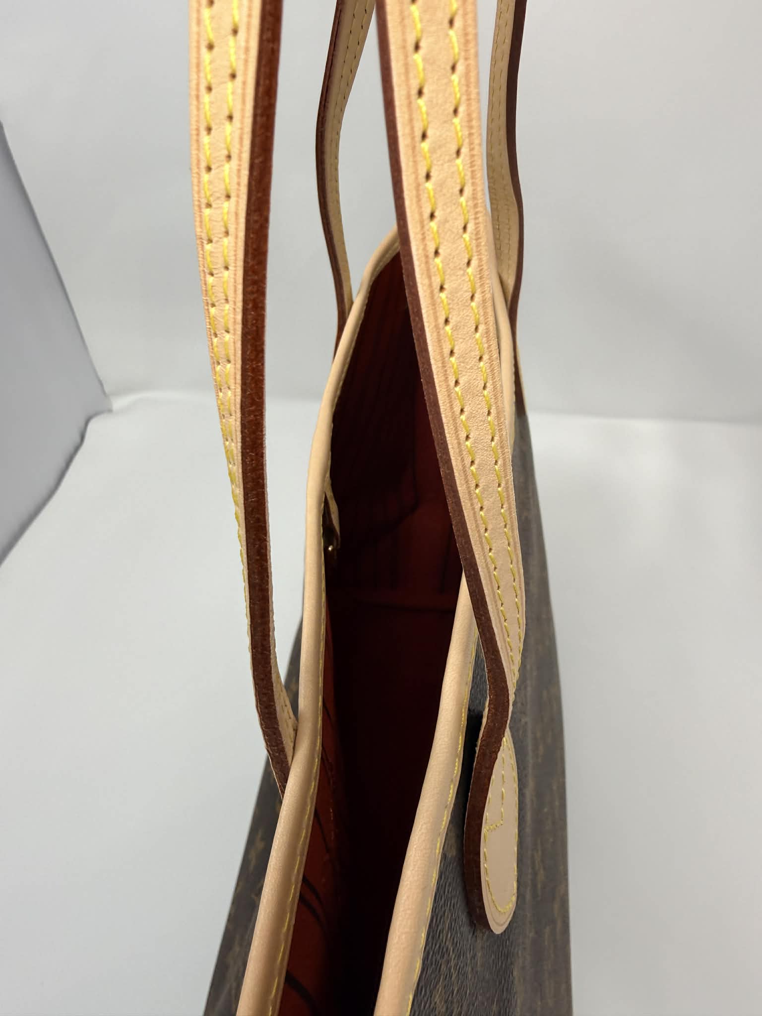 Louis Vuitton Neverfull Red Interior