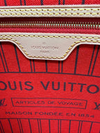 Louis Vuitton Neverfull Red Interior