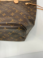 Louis Vuitton Monogram Neverfull MM Red Interior