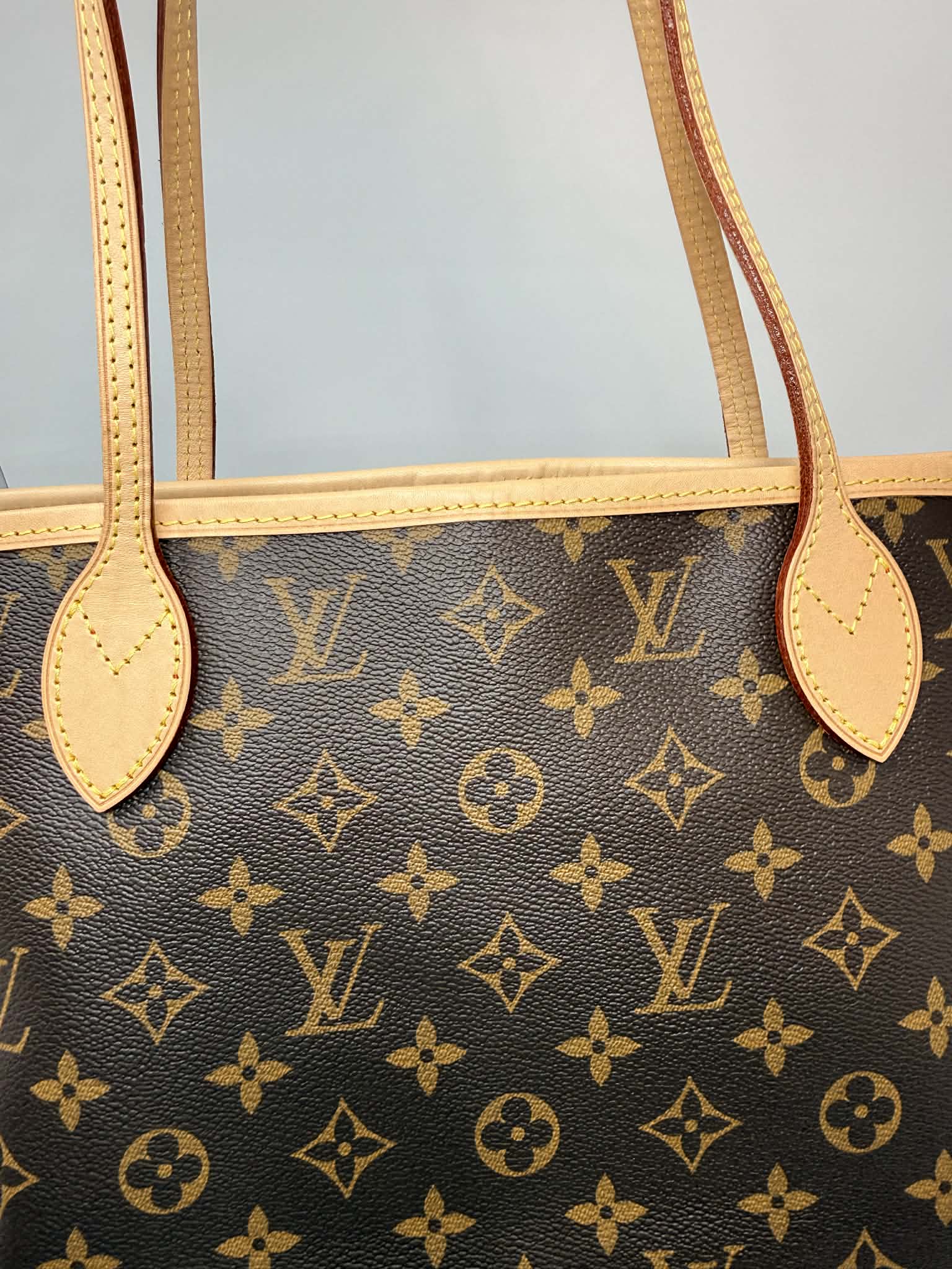 Louis Vuitton Monogram Neverfull MM Red Interior