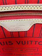 Louis Vuitton Monogram Neverfull MM Red Interior