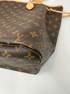 Louis Vuitton Monogram Neverfull MM Red Interior