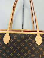 Louis Vuitton Monogram Neverfull MM Red Interior- No Pouch