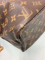 Louis Vuitton Monogram Neverfull MM Red Interior