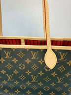 Louis Vuitton Monogram Neverfull MM Red Interior- No Pouch