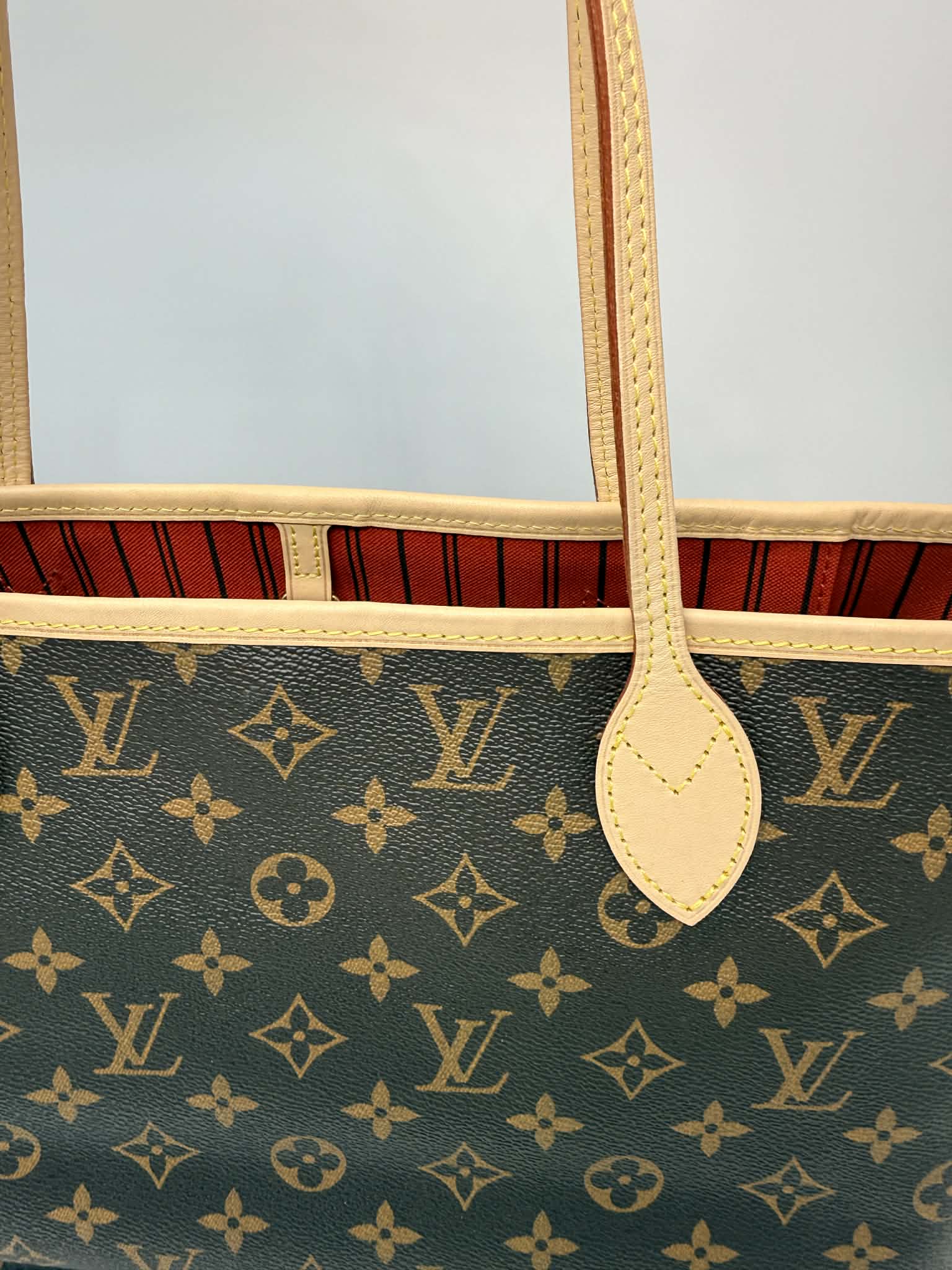 Louis Vuitton Monogram Neverfull MM Red Interior- No Pouch