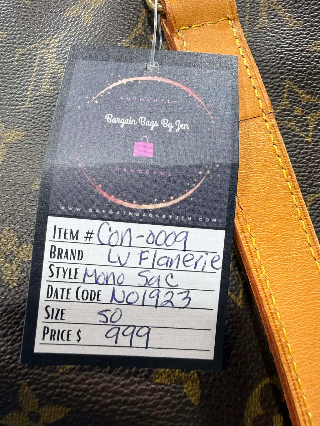 Louis Vuitton Vintage Monogram Sac Flanerie 50