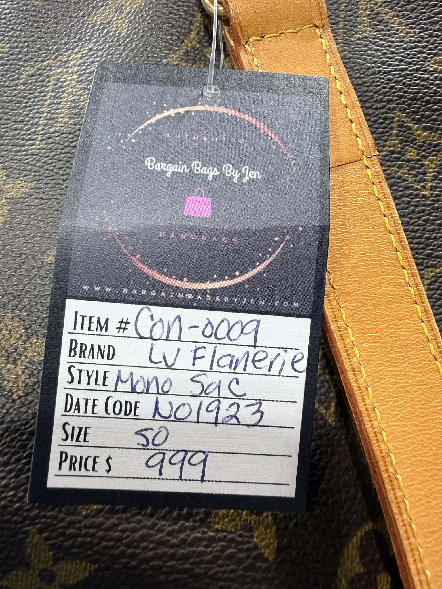 Louis Vuitton Vintage Monogram Sac Flanerie 50