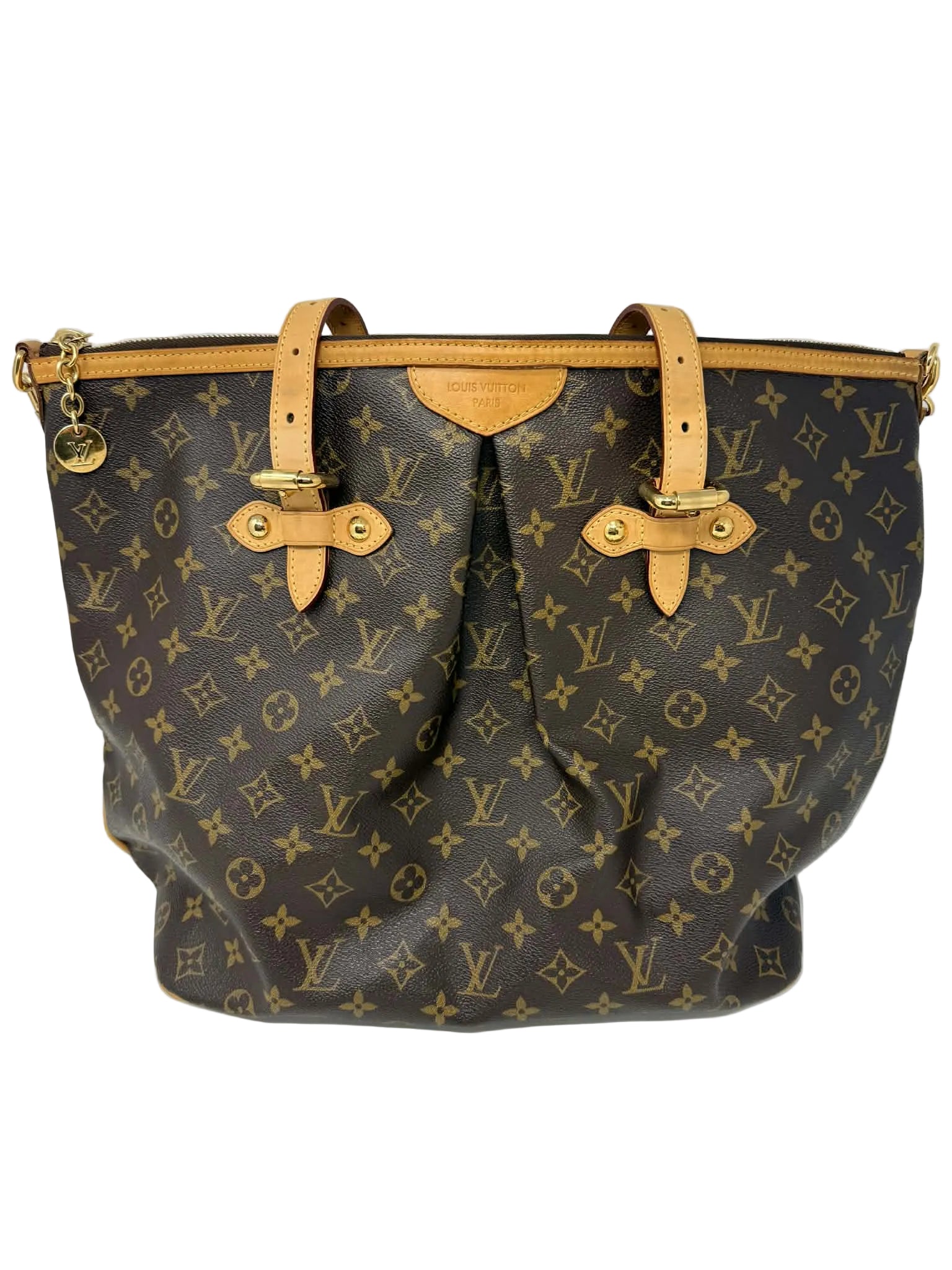 Louis Vuitton Monogram Palermo GM with Leather Strap