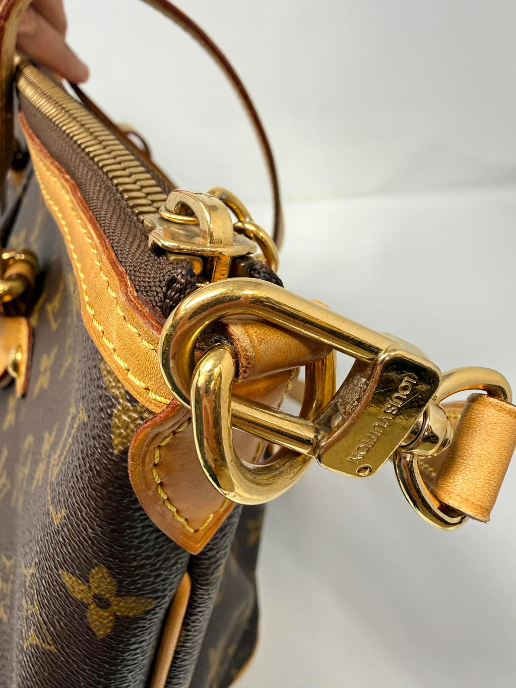 Louis Vuitton Monogram Palermo GM with Leather Strap