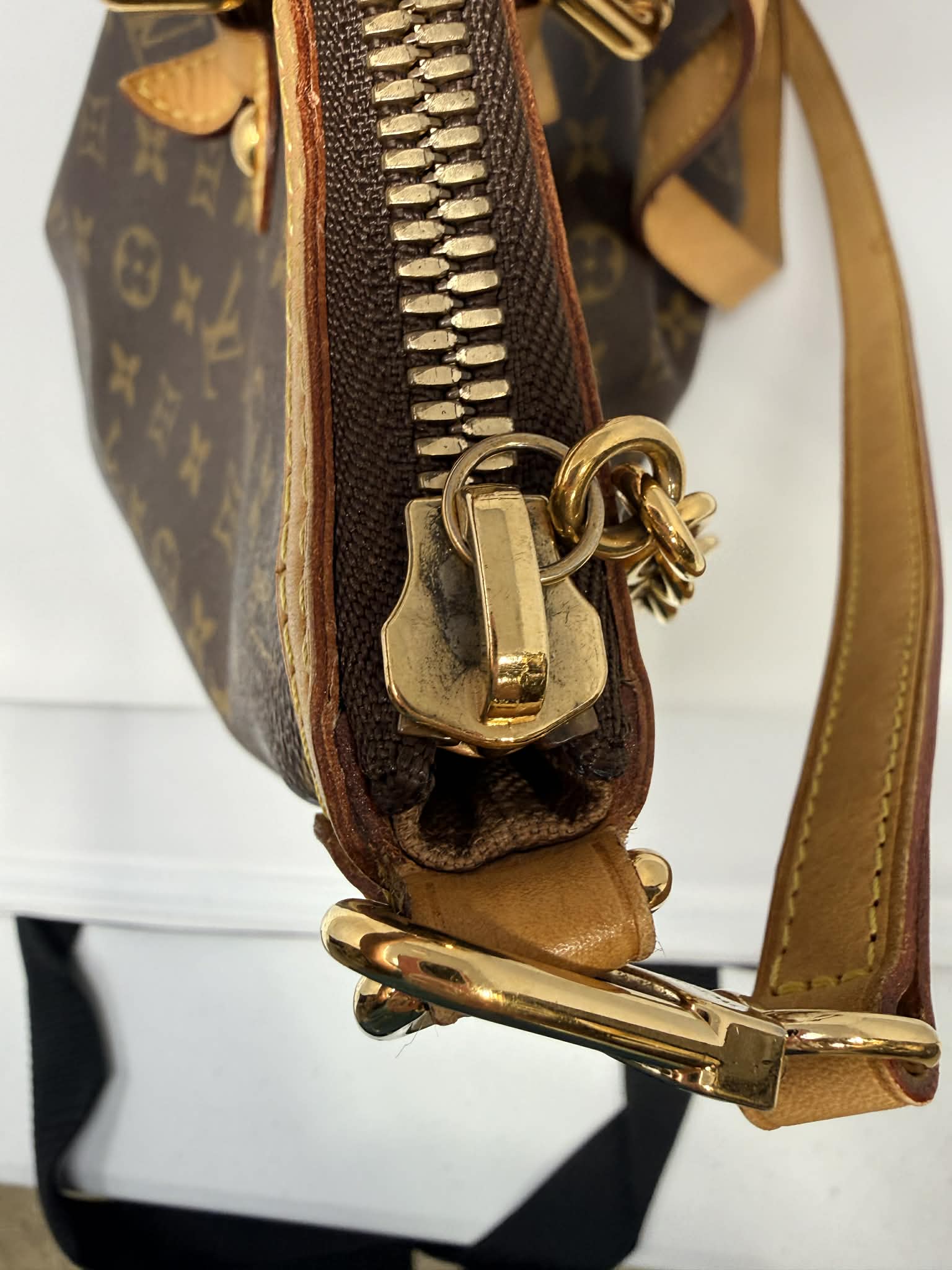 Louis Vuitton Monogram Palermo GM with Leather Strap