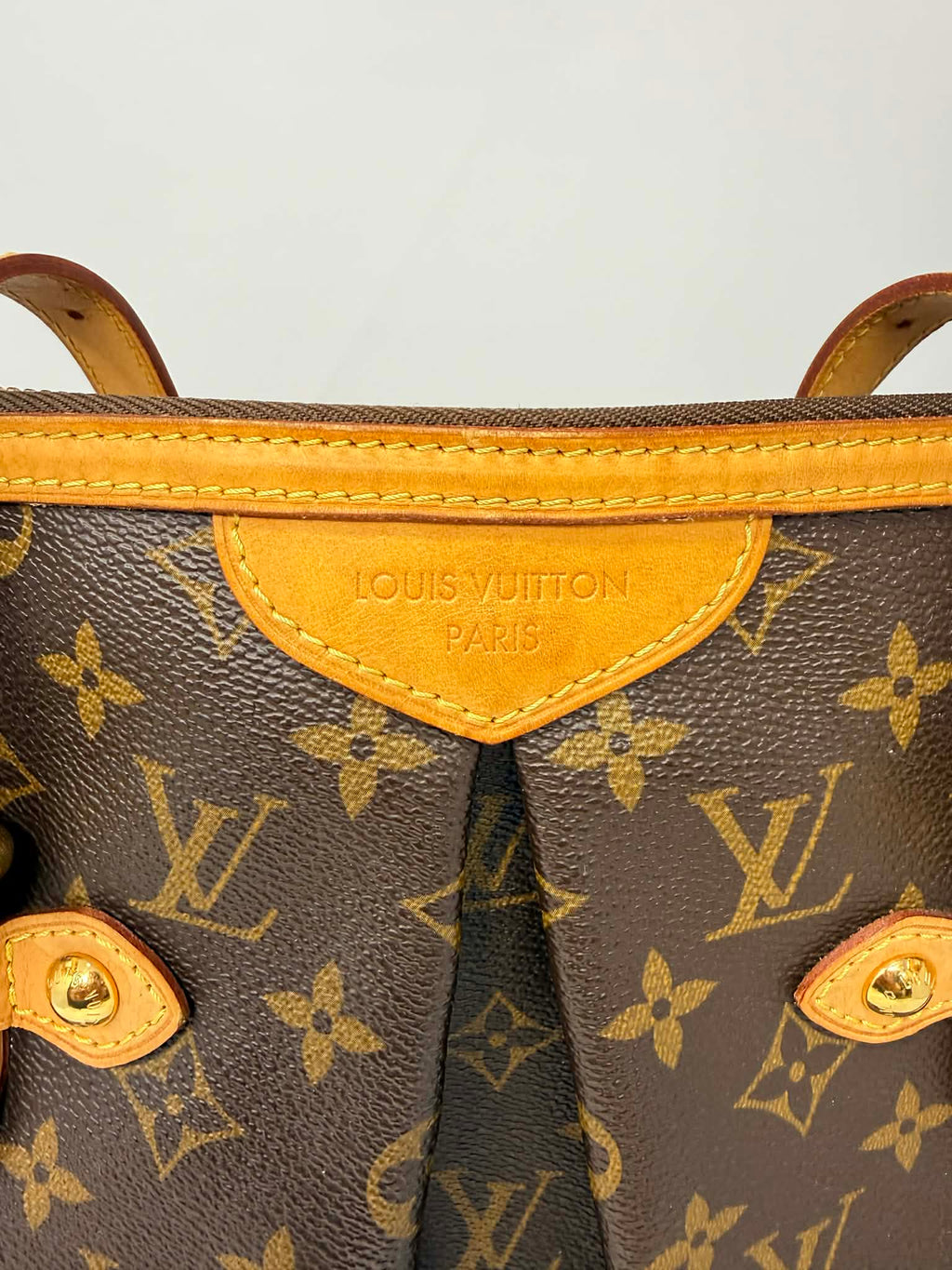 Louis Vuitton Monogram Palermo GM with Leather Strap