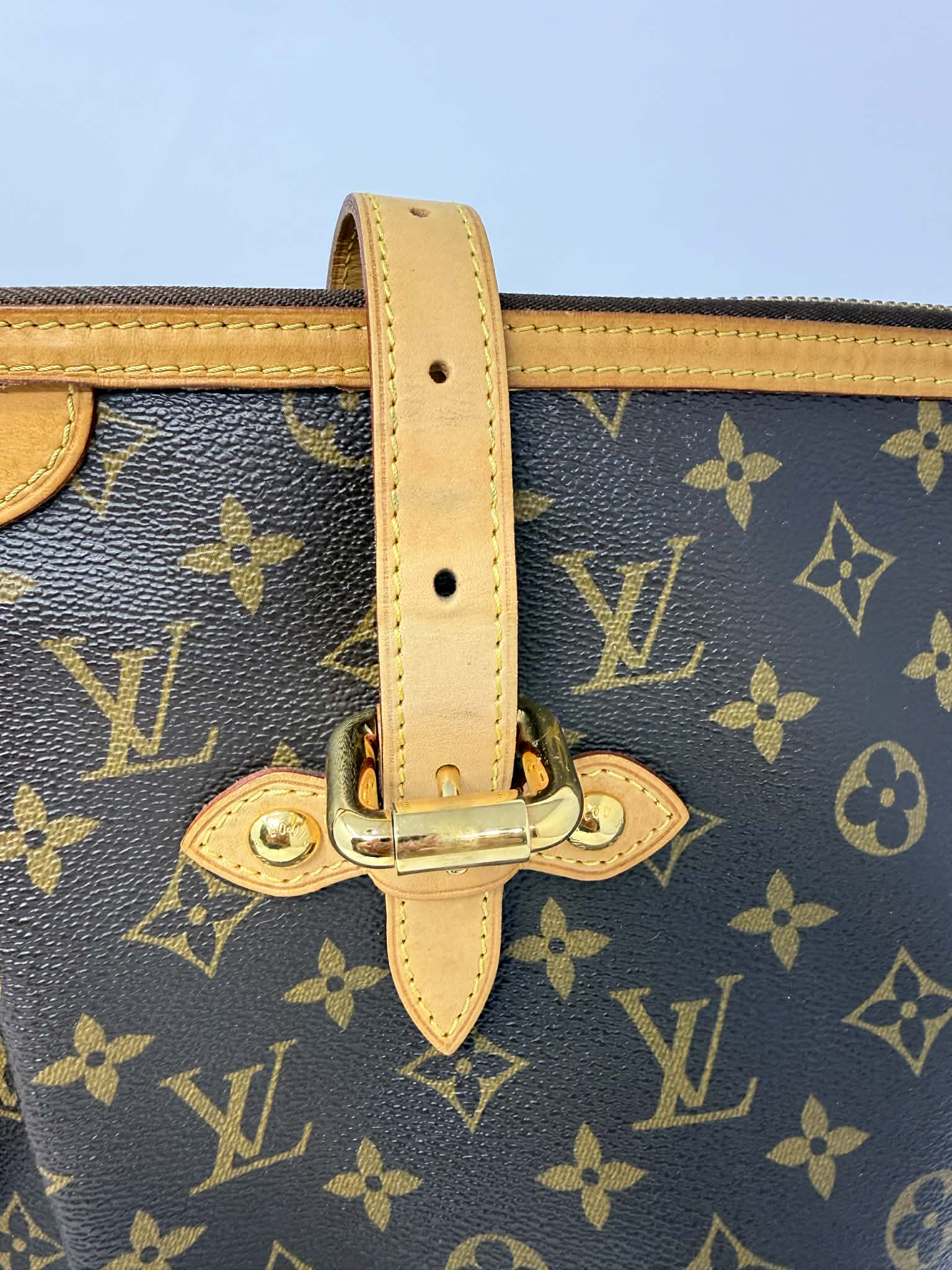 Louis Vuitton Monogram Palermo GM with Leather Strap
