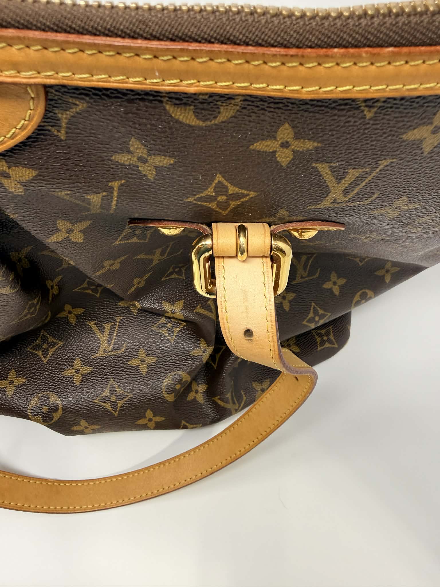 Louis Vuitton Monogram Palermo GM with Leather Strap