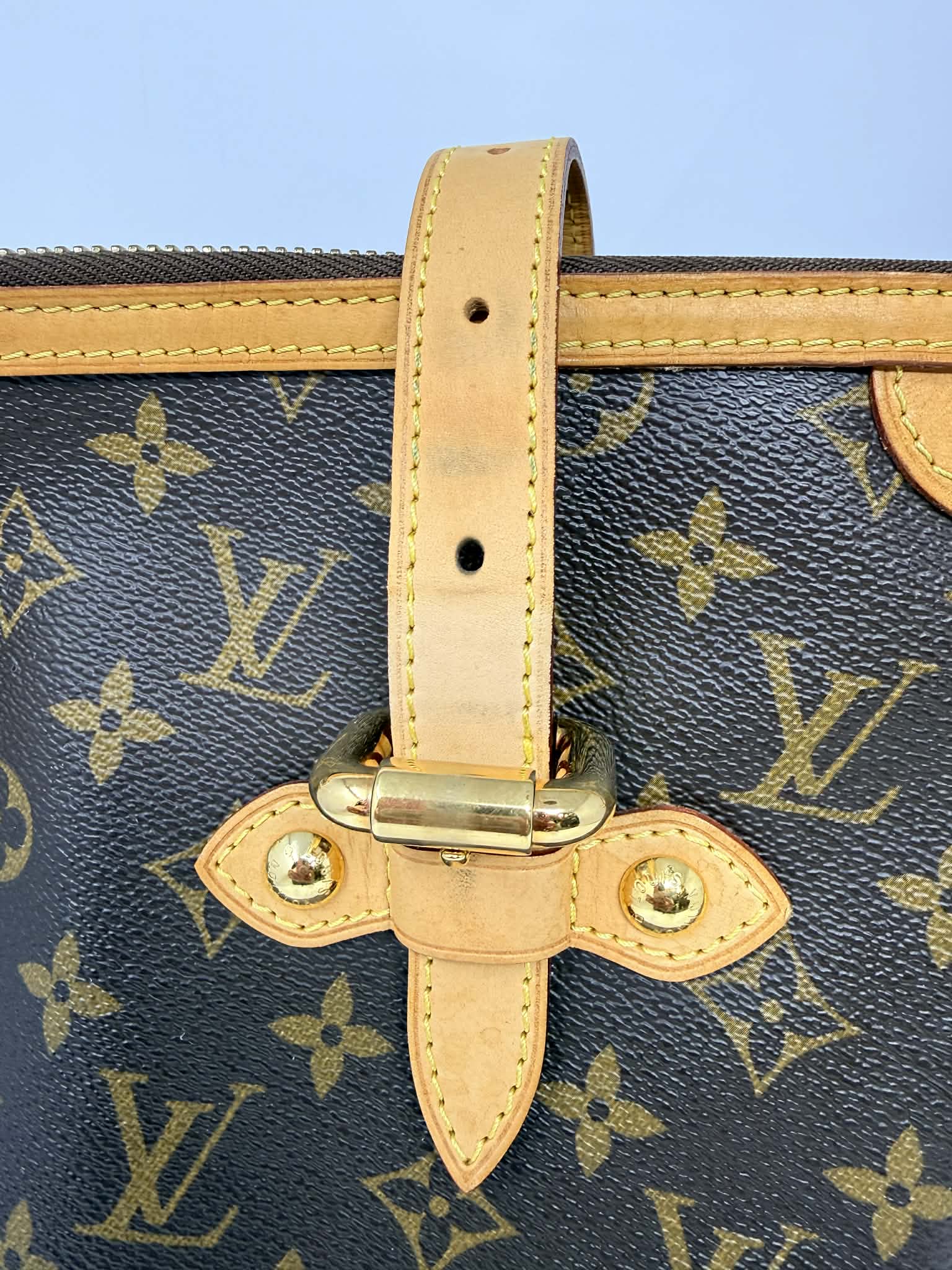 Louis Vuitton Monogram Palermo GM with Leather Strap