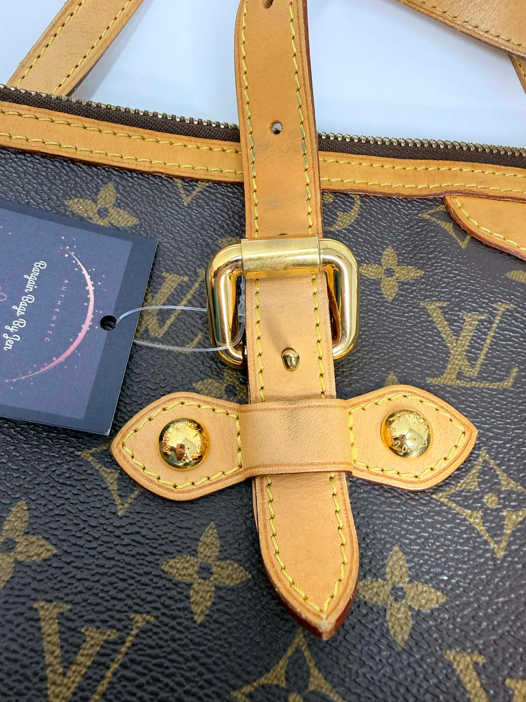Louis Vuitton Monogram Palermo GM with Leather Strap