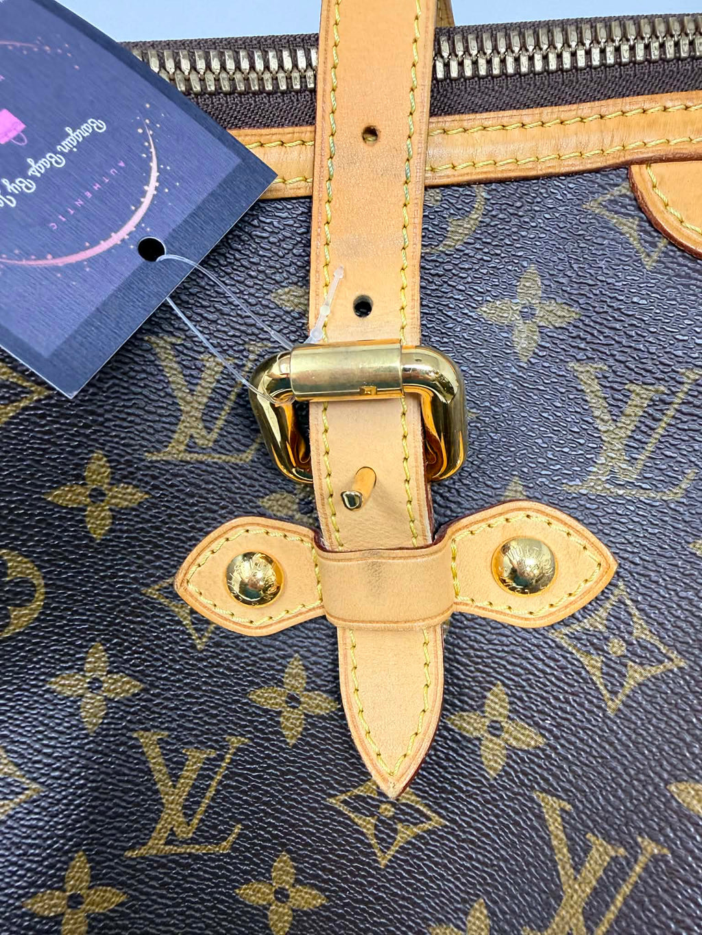 Louis Vuitton Monogram Palermo GM with Leather Strap