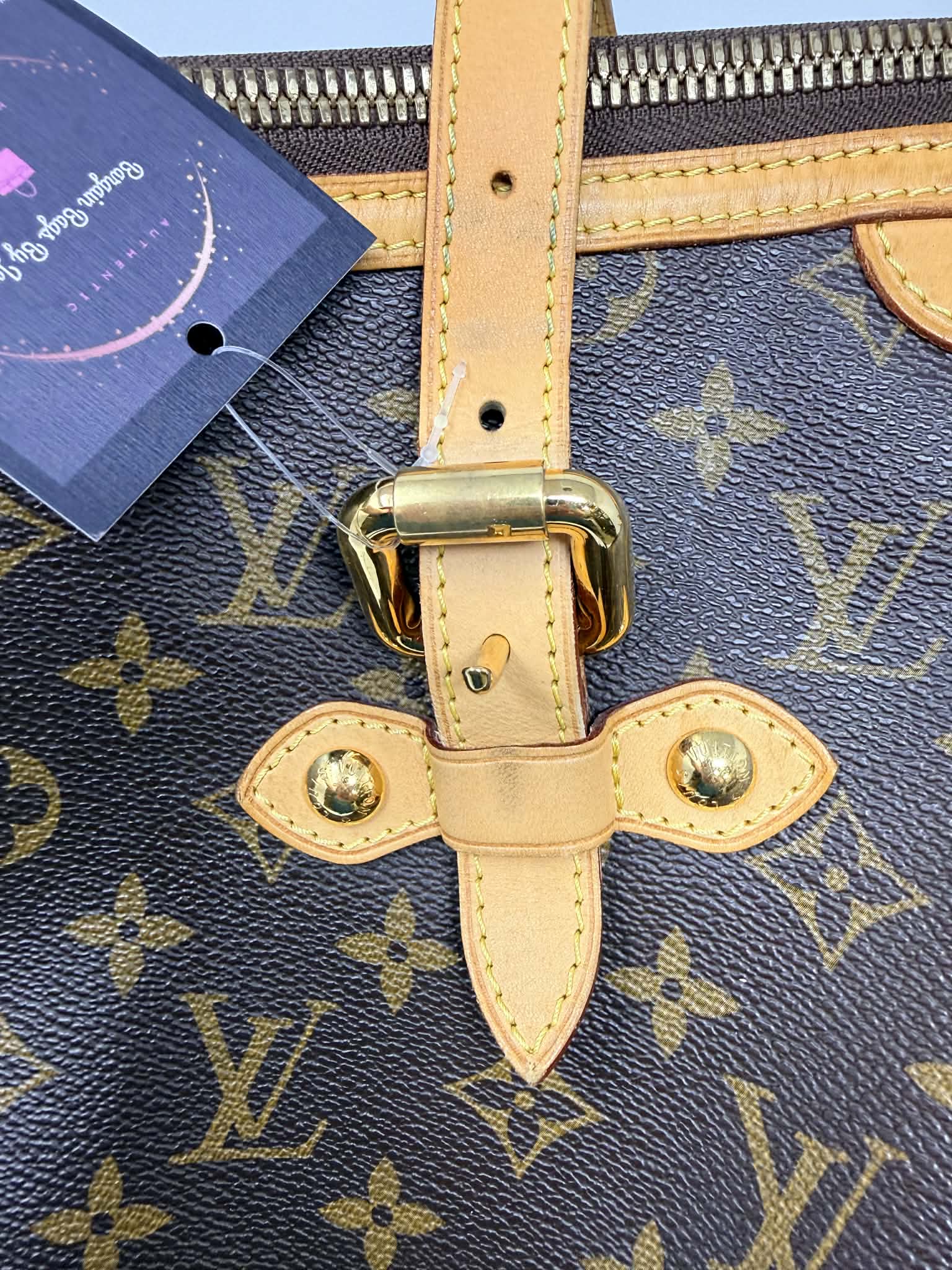 Louis Vuitton Monogram Palermo GM with Leather Strap