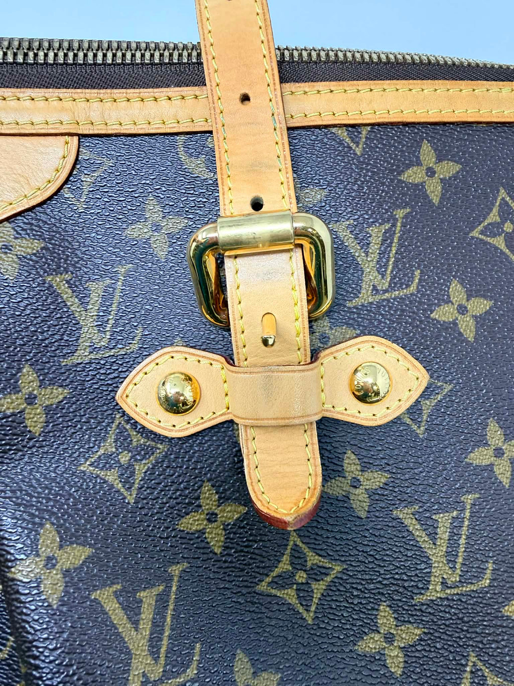 Louis Vuitton Monogram Palermo GM with Leather Strap