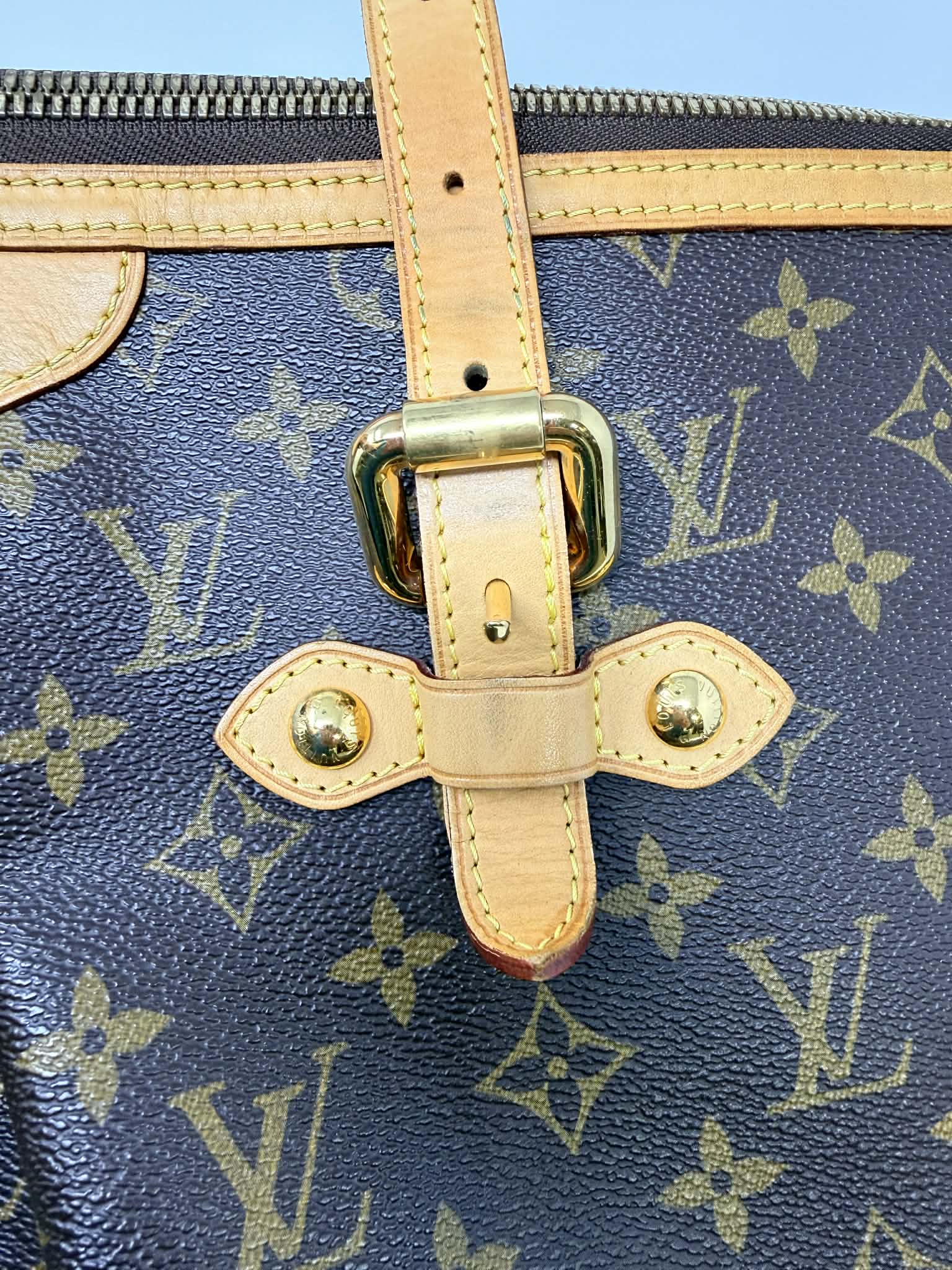 Louis Vuitton Monogram Palermo GM with Leather Strap