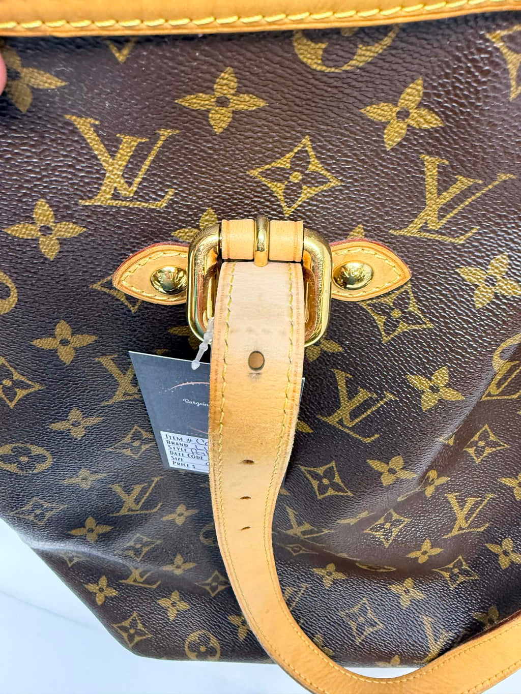 Louis Vuitton Monogram Palermo GM with Leather Strap
