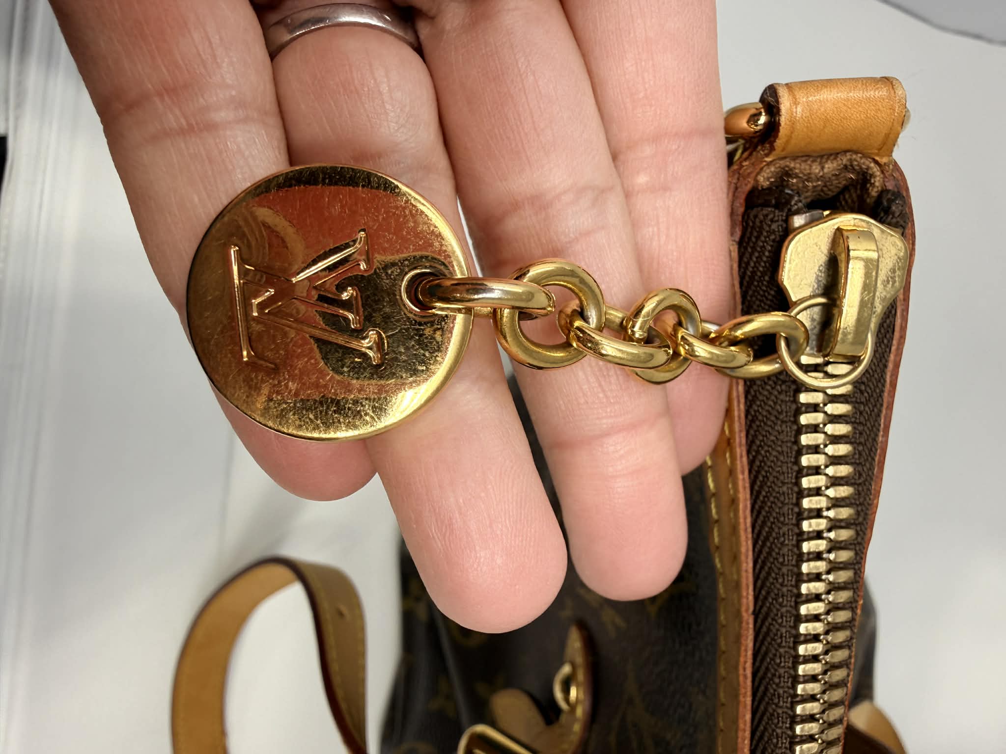 Louis Vuitton Monogram Palermo GM with Leather Strap