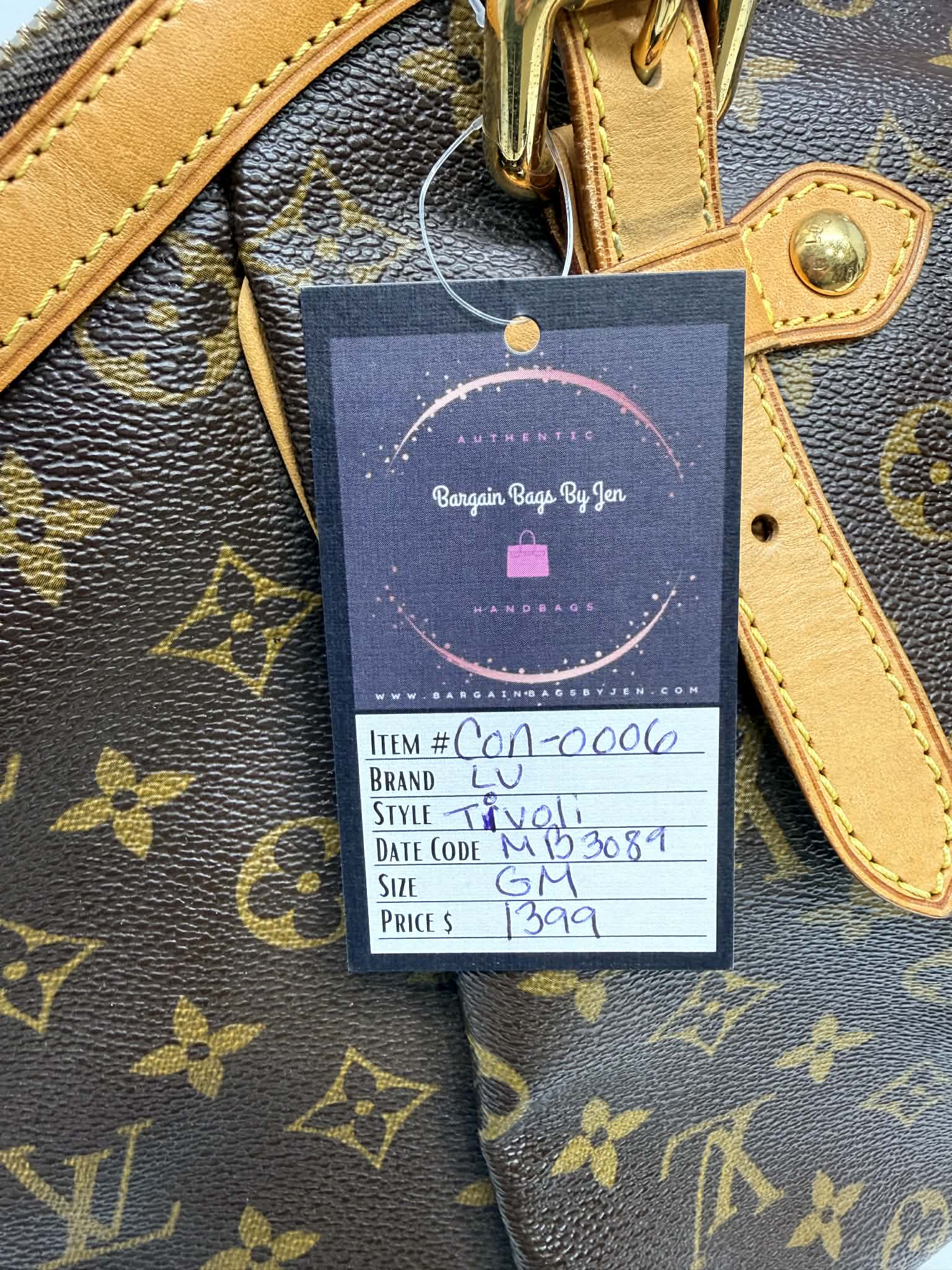 Louis Vuitton Monogram Tivoli GM