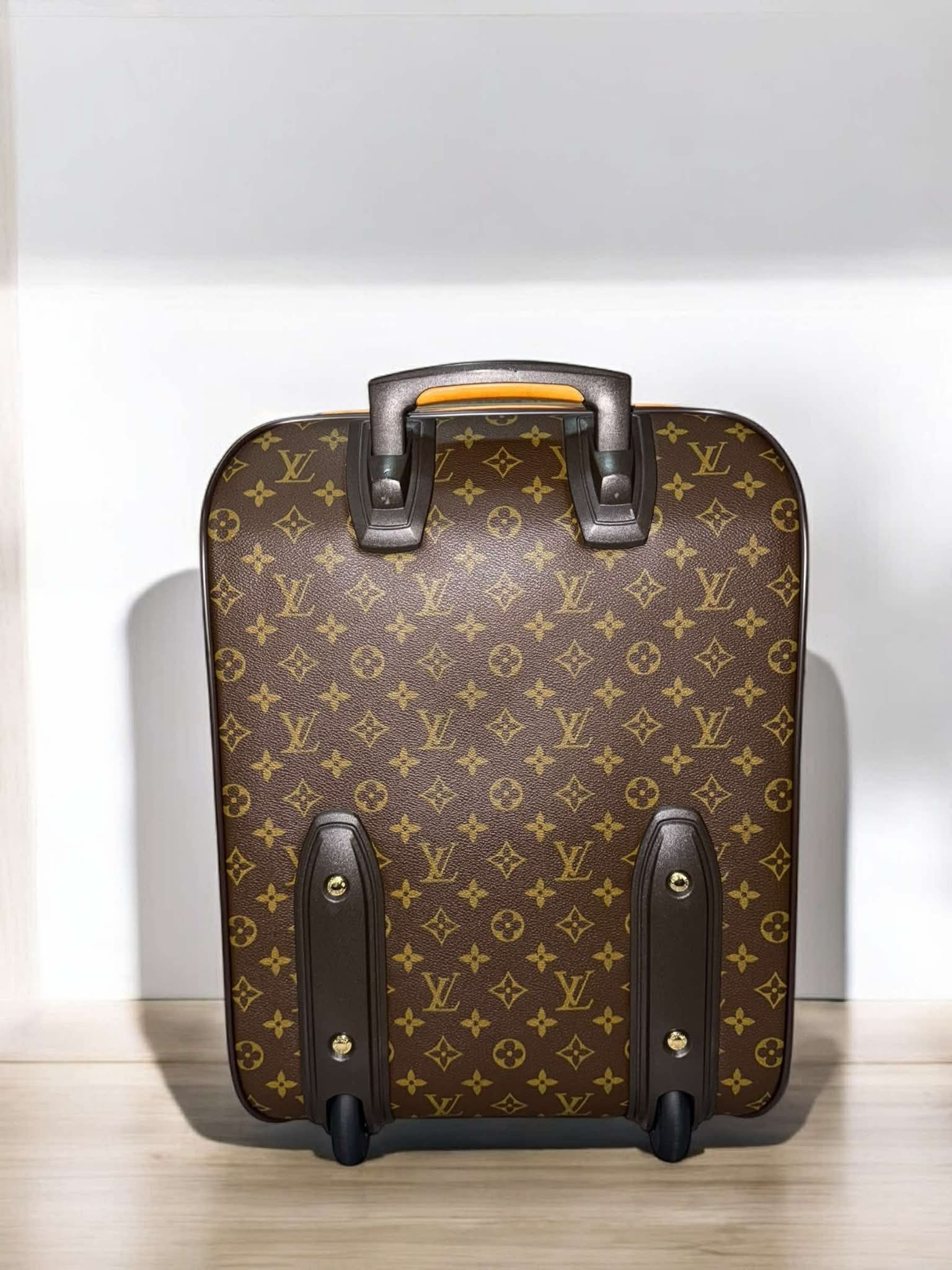 Louis Vuitton Damier Ebene Pegase 45 Rolling Luggage