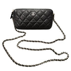 Chanel Black Caviar WOC w/ Silver Hardware