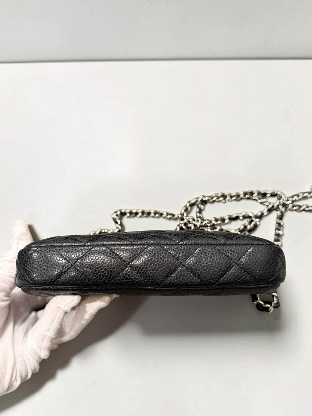 Chanel Black Caviar WOC w/ Silver Hardware